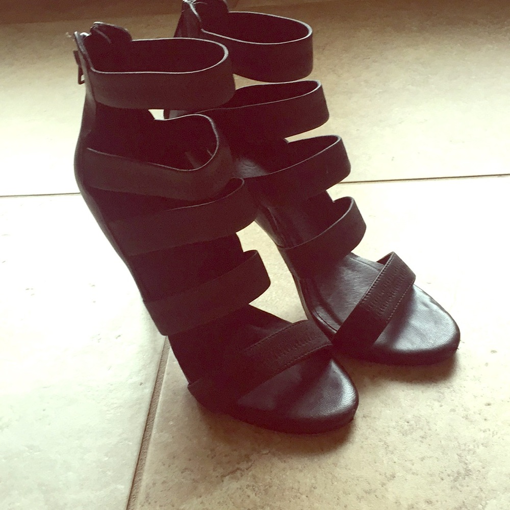 Black high heel Joie shoes